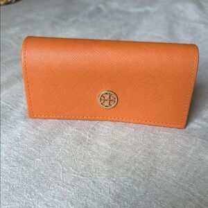 Tory Burch Vibrant Orange Sunglasses Case